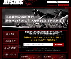ライジング(RISING)という競馬予想サイトの画像
