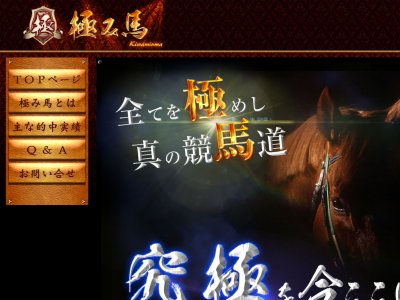 極み馬 という競馬予想サイトの画像