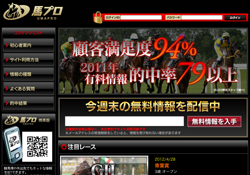 馬プロ(UMAPRO)という競馬予想サイトの画像