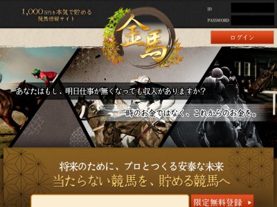 金馬 (Kinuma)という競馬予想サイトの画像